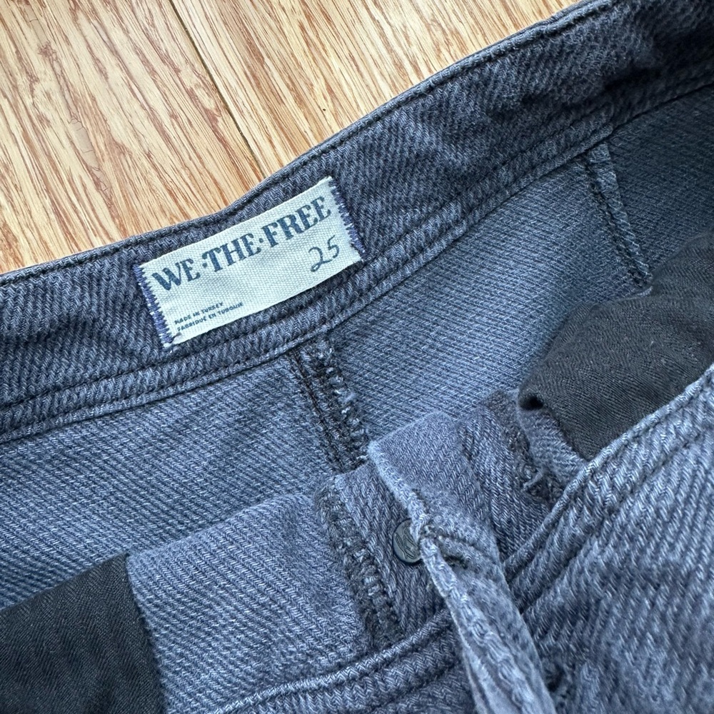 Free People Osaka Barrel Leg Jeans - Washed Black - Picture 6 of 15